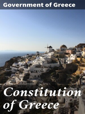 cover image of Constitution of Greece